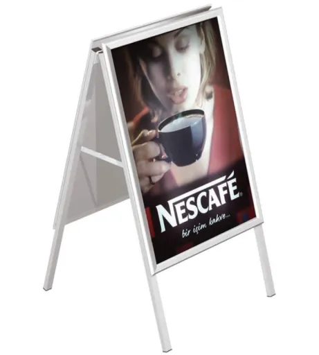 Suportes Expositor P/ Poster Stopper A-Board A2 950x462mm