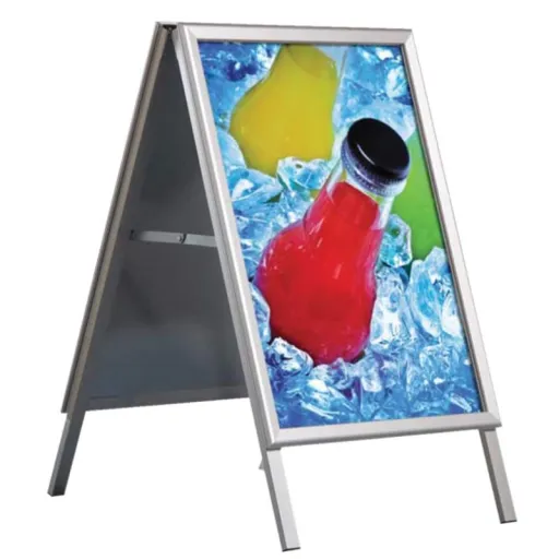 Suportes Expositor P/ Poster A1 Eco A-Board 594x841mm Interior