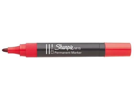 Marcador Permanente Sharpie M15 Vermelho