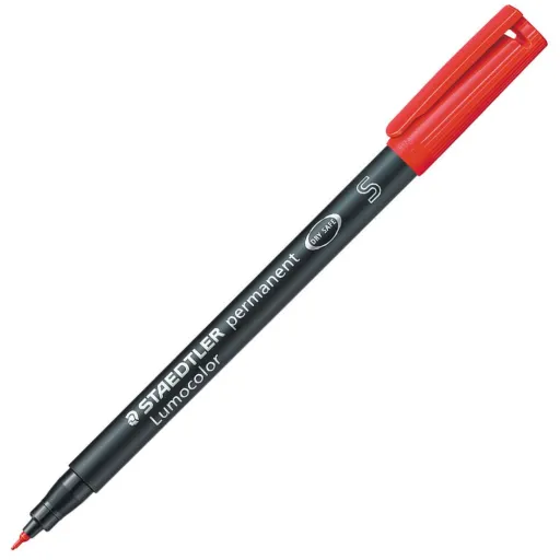 Marcador Permanente Staedtler Lumocolor 0.4mm Vermelho