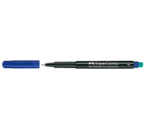 Marcador Permanente Faber Ohp 0.6mm Azul