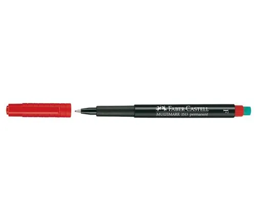 Marcador Permanente Faber Ohp 0.6mm Vermelho