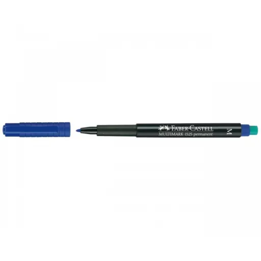 Marcador Permanente Faber Ohp 1mm Azul