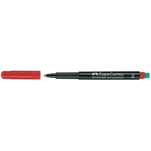 Marcador Permanente Faber Ohp 1mm Vermelho