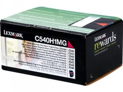 Toner Compatível Lexmark Magenta 0C540H1MG