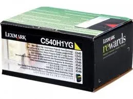 Toner Compatível Lexmark Amarelo 0C540H1YG