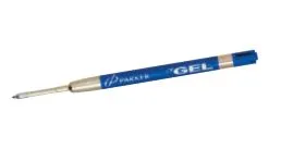 Recarga Parker Gel Azul Médio 12 Unidades