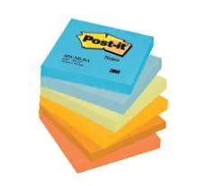 Bloco de Notas Aderentes 76x76mm Post-it Harmonia 6 Blocos