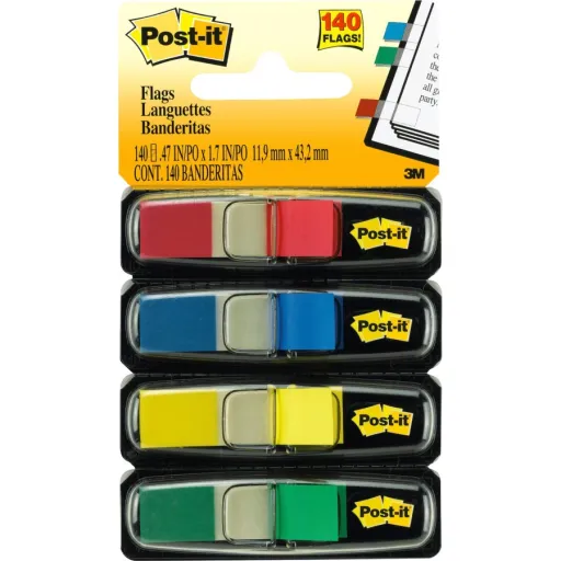 Dispensador de Notas Aderentes Index 4 Cores Post-it