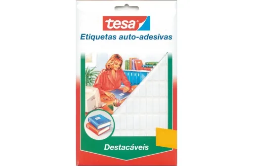 Etiquetas Autocolantes Removíveis 13x19mm Tesa