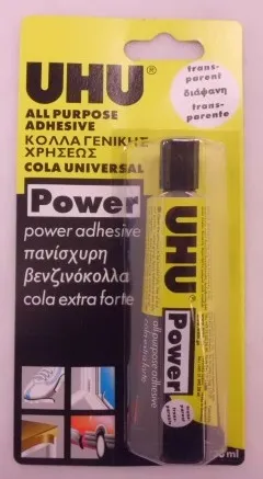 Tubo Cola 33ml Uhu Power Universal Multi-Funções