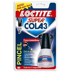 Expositor C/ 12un. Super Cola 5g Loctite Super Cola 3 Pincel