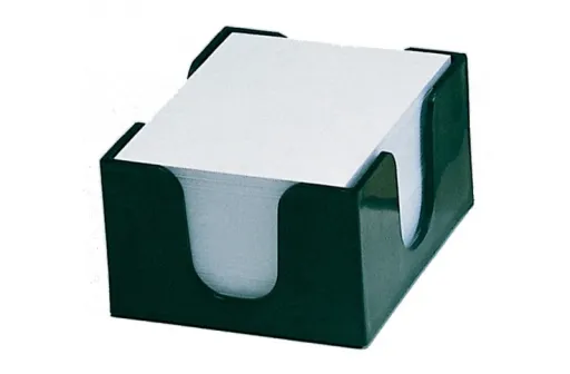 Cubo para Bloco de Notas Preto C/ Bloco 500f