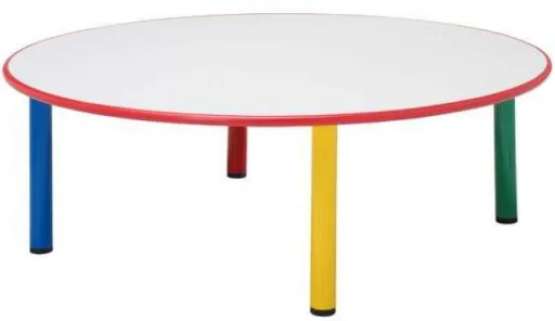 Mesa Infantário 1100x470mm Circular 3 - 4 Anos 756