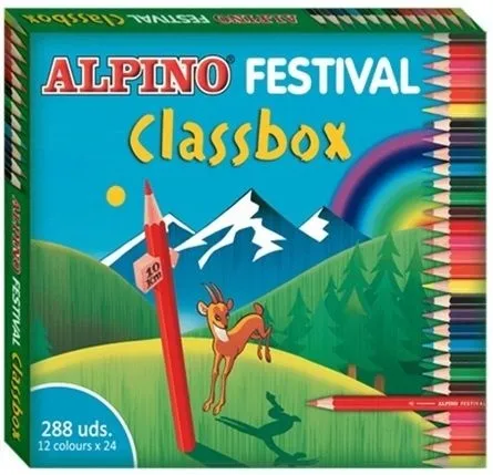 Lápis de Cor Alpino Festival Classbox 288