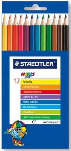 Lápis de Cor 17cm Noris Club Staedtler 12