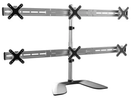 Suportes Monitor de Mesa 13" - 27" Flexo Desk Stand 27-1010S 6 Ecrãs