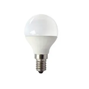 Lâmpadas LED Esferica, E14, 470lm, 4100K, 5,5W, 160º