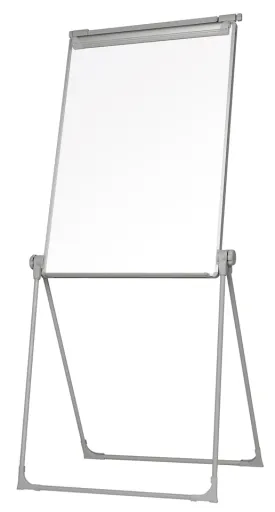 Quadro Branco Tripé 70x100cm Flip Chart Premiere Cinza ( Cavalete / Conferência )