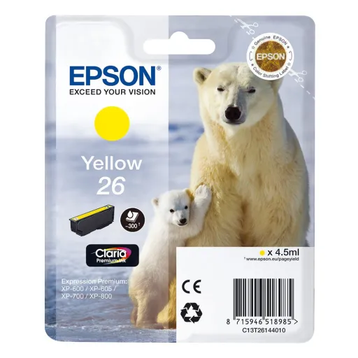 Tinteiro Epson Amarelo 26