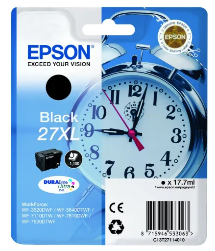 Tinteiro Epson Preto 27XL