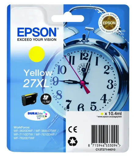 Tinteiro Epson Amarelo 27XL