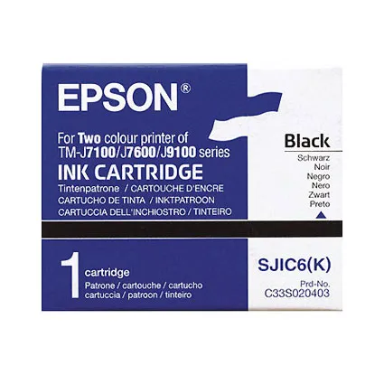 Tinteiro Epson Preto SJIC6(K)