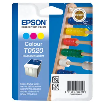 Tinteiro Epson Cores T0520