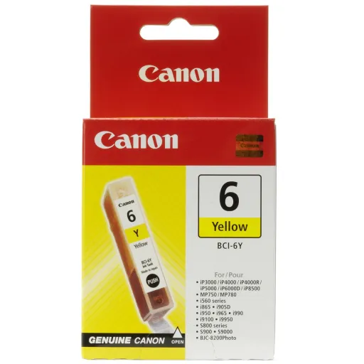 Tinteiro Canon BCI-6Y Amarelo