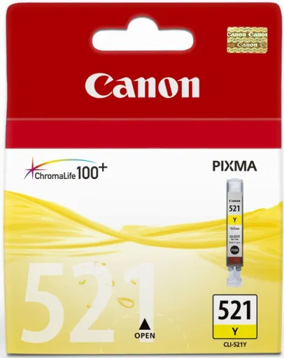 Tinteiro Canon 521 Amarelo