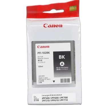 Tinteiro Canon PFI-102BK Preto