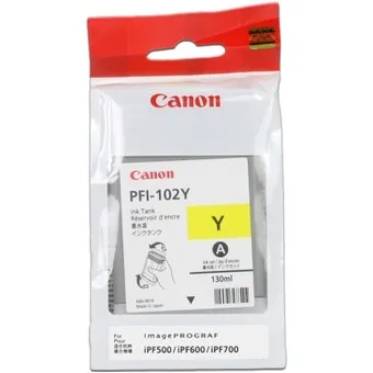 Tinteiro Canon PFI-102Y Amarelo