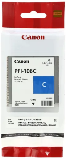 Tinteiro Canon PFI-106C Azul