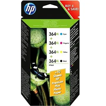 Tinteiro HP Pack 4 Cores XL J3M83A - (364)