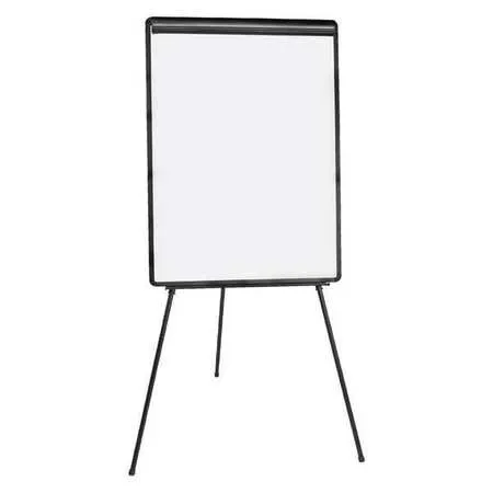 Flipchart Cavalete Económico 70x100cm – Quadro Branco Magnético Preto