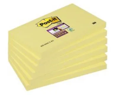 Bloco de Notas Aderentes Super Sticky 76x127 mm  Post-it 655-S