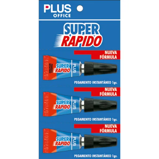 Cola Plus "Super Rapido" 1grblister 3pcs