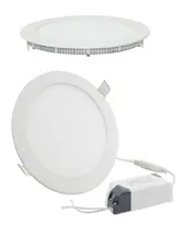 Projectores de Tecto Falso Downlight Redondos 145x20mm, 630lm, 9W, 4200K com Transformador