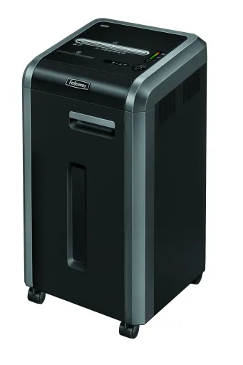 Destruidora de Papel Fellowes 225i, 22 Fls, 60L, Cd/Dvds com Rodas