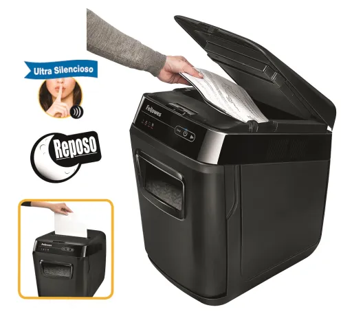 Destruidora de Papel Automática Fellowes 130C, 130 Fls, 32L