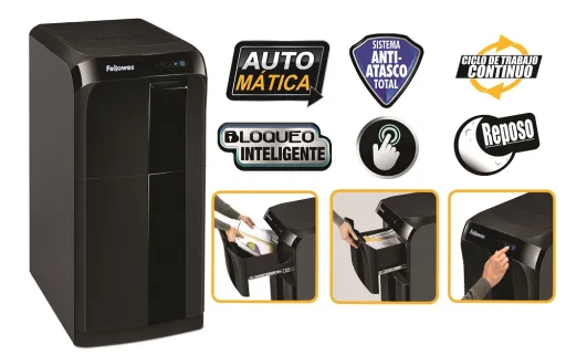 Destruidora de Papel Automática Fellowes 500C, 500 Fls, 75L