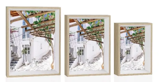 Moldura Decorativa em Madeira Branco, Medio