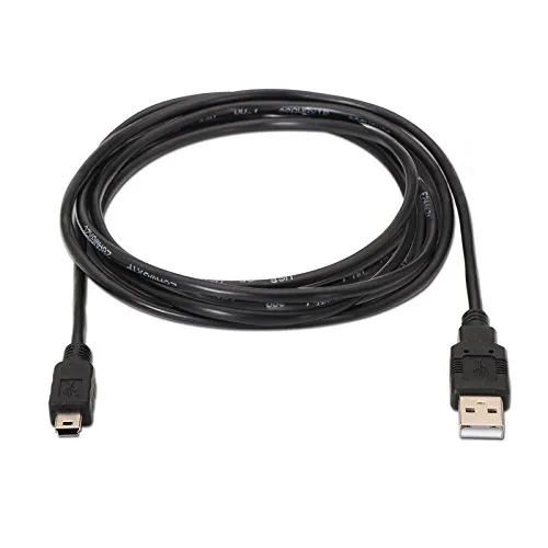 Cabo USB 2.0, Tipo A/m-Mini USB 5Pinos/M, 1.8 Metros