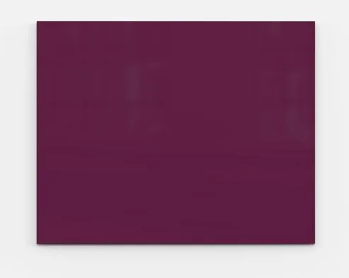 Quadro Magnético Vidro 100x125cm Roxo Mood Wall Branco