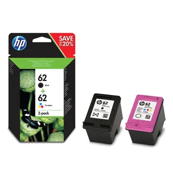 Tinteiro HP Nº62 Multipack Preto/Cor