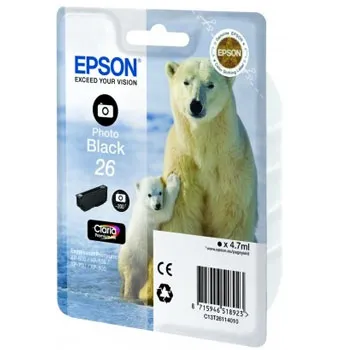 Tinteiro Epson Preto Photo C13T26114010