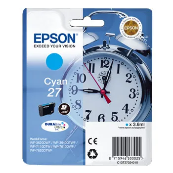 Tinteiro Epson Azul C13T27024010