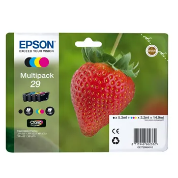 Tinteiro Epson Nº29 Pack 4 Cores C13T29864010