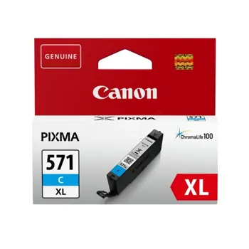 Tinteiro Canon Azul Alta Capacidade CLI571CXL