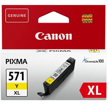 Tinteiro Canon Amarelo Alta Capacidade CLI571YXL